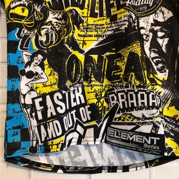 New O'Neal Element Motocross Youth MX ATV Moto Dirt Bike Off Road Jersey S - Picture 5 of 12